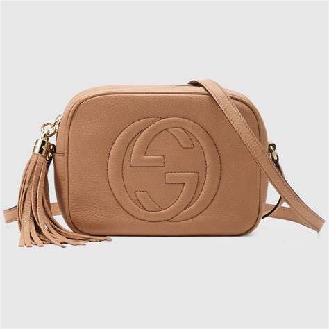 gucci soho disco textured-leather shoulder bag